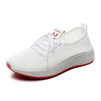 Veodhekai Women Flats Shoes Anti-Slip Sport Shoes Walking Sneakers Running Soft Shoes Students Party Work Shoes Cute White