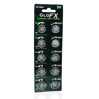 GloFX CR 1620 3v Batteries - 10 Pack - Button Coin Lithium Watch Battery Key fob