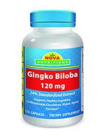 Gingko Biloba 120 mg 120 Capsules by Nova Nutritions