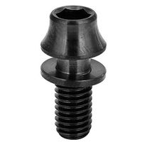 Alomejor Bicycle Titanium Alloy Water Bottle Cage Screw Bolt M5x12/16mm with Washer