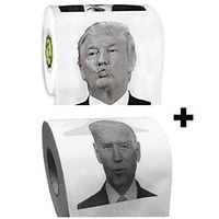 Minch Donald Trump and Joe Biden Toilet Paper, Novelty Political Gag Gift - Prank Funny Toilet Paper (Trump Kiss and Joe Biden)