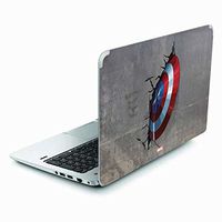 Skinit Decal Laptop Skin for Envy TouchSmart 15.6in - Officially Licensed Marvel/Disney Captain America Vibranium Shield Design