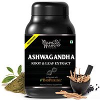 Ashwagandha Extract Indian Ashwagandha Withania Somnifera Enhanced with Bioperine® Black Pepper Extract for a Balanced Mind and Body - 60 Veg Capsules