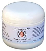 Super Concentrated Natural 10% Progesterone Cream - 4 Oz Jar