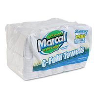 Marcal Mfg Mac 6724 Home/Office C-Fold Towel Polycase 10/150S MAC 6724