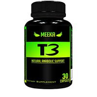 Meeka Nutrition - All Natural Testosterone Booster - Naturally Supports Testosterone, Strength, Size, Energy, and Lean Muscle Mass. DHEA, Vitamin B-6, Zinc, Tribulus & More.