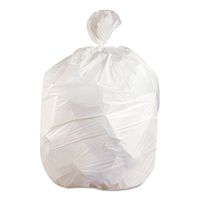 Jaguar VW4347X 43x47 0.7 Mil White Low-Density Flat Can Liners (100 per Case)