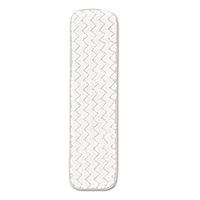 Rubbermaid Commercial RCP Q412 WHI Dry Room Pad, Microfiber, 18" Long, White (Pack of 12)