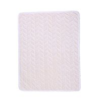 Liveinu Plush Fleece Incontinence Underpads Waterproof Reusable Incontinence Bed Pad Washable Incontinence Underpads 8 Cups Absorbency Mattress Protector for Adults, Kids and Pets Beige 27"x58"