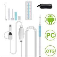 Yu$iOne 3 in 1 Ear Endoscope, Smart Ear Cleaning Kit, Multifunctional Earpick Cleaning, for Easy Cleaning, Safe and Comfortable for Adults Kids