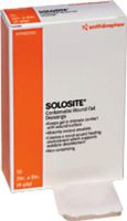 Smith & Nephew Solosite Conformable Hydrogel Dressing 2" x 2" Square, Nonwoven Gauze, Non-sensitizing (Box of 10 Each)