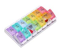 Extra Large Weekly Pill Organizer, Daily AM/PM Pill Box, Twice-a-Day, Pill Case for Medication/Vitamin/Fish Oil/Supplements