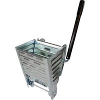 Impact PRO-Y Pro-Pac Metal Squeeze Wringer/Plastic Bucket Combo with 3" Casters, 26-35 qt Capacity, Yellow