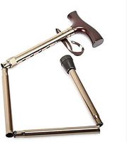 Walking Stick Adjustable Multi-Function Crutches Non-Slip Wear-Resistant Feet Mindcrutch Telescopic Walker Cane Aluminum Alloy Portable