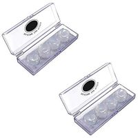 ORNOOU Soft Silicone Swimming Earplugs Moldable Protective Waterproof Ear Plugs with Storage Case for Swimmers Showering Bathing Surfing Sleeping,4 Pairs