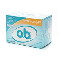 o.b. Non-Applicator Tampons, Super Plus 40 Total