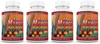African Mango Max 1200 Extract Irvingia Gabonensis Natural Diet Weight Loss 60 Capsules Per Bottle 4 Bottles