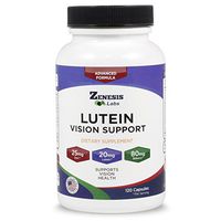 Lutein Vision Support - Essential Eye Vitamin - with Bilberry, Beta-Carotene, Zinc, Grapeseed & Other Minerals - 120 Capsules - 60 Day Supply
