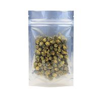 AwePackage Clear White Resealable Smell Proof Foil Pouch Bag - Airtight Zipper (50, 4 x 6-1/2 (Quarter))