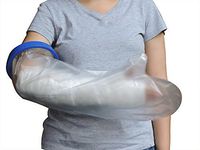 HealthGoodsIn - Waterproof Arm Cast Cover for Bath and Shower | Lightweight Arm Cast Guard Transparent for Protection While Taking Shower | Reusable Cast Protector for Adults