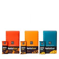 Perfect Keto Bars Snacks - Low Carb Diet Friendly Food with Protein, Coconut Oil, Collagen, No Added Sugar - Sweet Treat in Variety of Flavors - Individual Packs for Travel, Hiking - 3 Boxes, 36 Bars