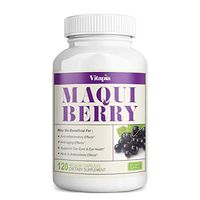 Vitapia Maqui Berry 1000mg - 120 Veggie Capsules - Vegan and Non-GMO - High Quality Superfood - Rich in Antioxidants - Supports Eye Health and Dry Eyes, Anti-Aging
