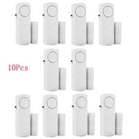 Wireless Home Security Alarm System DIY Kit - Magnetic Sensor - Guardian Protector - Window Glass Vibration Security Burglar Alarm for Homes, Cars, Sheds, Caravans, Motorhomes - (Set of 10)
