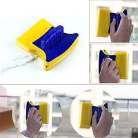 SimplylinMagnetic Double Sided Car Home Window Useful Glass Cleaner Cleaning Brush Pad