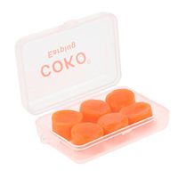 6pcs Ear Plugs Sleeping Block Snoring Loud Noise Cancelling Sound Blocker Earplugs Hearing Protection - Orange/White/Blue - Orange