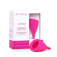 Intimina Lily Cup Size B - Ultra-Soft Menstrual Cup, Reusable Period Protection for up to 12 Hours, Medical-Grade Silicone Women’s Period Care