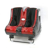 Foot Rolling Kneading Massager Shiatsu Leg Calf Ankle Home Massage Relax Therapy W Burgundy Health Electric