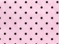 5ct Black Polka DOTS on Pink Tissue Paper for Gift Wrapping 20"x30" Sheets nfLG -947
