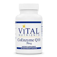 Vital Nutrients - CoEnzyme Q10 30 mg - CoQ10 - Potent Antioxidant and Free Radical Scavenger - 90 Vegetarian Capsules per Bottle