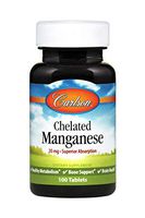 Carlson - Chelated Magnesium, 20 mg, Superior Absorption, Healthy Metabolism, Bone Support & Brain Health, 100 Tablets
