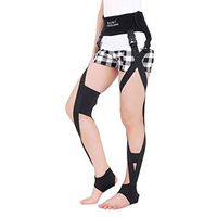 Legs Correction Belt Knock Knees Shape Straightening Band Unisex O/X-Type Bandag Enhanced Type Day and Night Dual for Children and Adult-Black-L