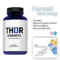 Healthy Lifestyle Group Thor Strength Testosterone Boost Increase Muscle Mass, Decrease Fat, Increase Energy, Focus, Passion, Drive & Improve Overall Mood (6)