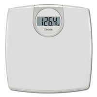 Taylor Precision Products Digital 1.2-Inch LCD Bathroom Scale (White)