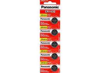 Panasonic 5X CR1632 CR 1632 ECR1632 3V Lithium Button Cell Battery Batteries in Factory Packaging