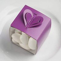 Efavormart Purple Box Wraps for Wedding Event Birthday Party Bridal Shower Anniversary Favor Decor Box Wraps -100pc