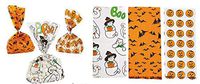 72pc Halloween Cellophane Goody Bag Assortment