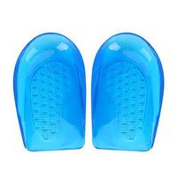 O/X Leg Correction Insoles Foot Orthotic Arch Support Shoes Insert Pads Heel Cup Silicone Gel (S 34-40)