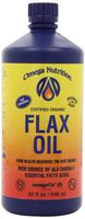 Omega Nutrition Flax Seed Oil, 32-Ounce