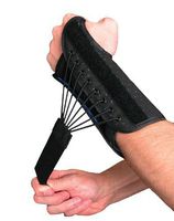 Wrist Splint with Bungee Closure Location: Right, Size: Large