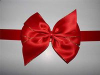 Baywind Limited-"It's A Wrap", Red Christmas Wrap Gift Bows- 3 Count