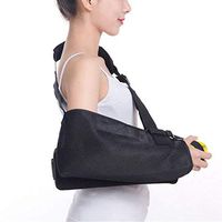 WANG Shoulder Abduction Sling Surgery and Injury Support Recovery Sling with Abduction Pillow and Exercise Ball Fully Adjustable Breathable and Lightweight,45°ofabduction,M