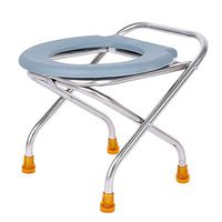 SunHai Bedside Toilet/Old Man Toilet Sit Stool Reinforced Bedside Toilets for Pregnant Women/Old People Toilet Chair Anti-Skid Toilet Seat Patient Stool Toilet Stool Stainless Steel 32cm High