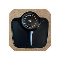 Arrive Bathroom Floor Scales Household Body Bariatric Precision Weighing Scale Spring Balance Mechanical Scales 160kg,Black