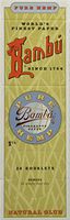 Bambu Pure Hemp 1 1/4 Cigarette Rolling Papers (24 Booklets) #PH-201