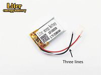 3 Lines 3.7V 250mAh 502030 Lithium Polymer Ion Rechargeable Battery Lithium 3lines Polymer Li-Po Battery for MP4 GPS MP3 Bluetooth Stereo DIY Gift