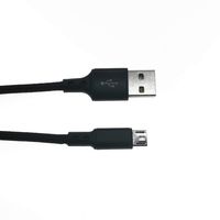 USB 2.0 A Male to Micro B Data Cable 3.28 FT- Black